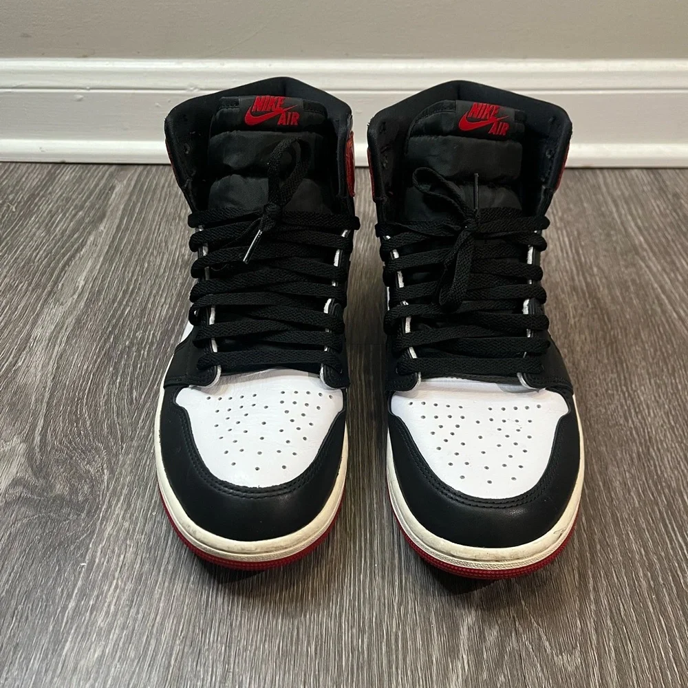 Jordan High-Top Sneakers - Black/White/Red